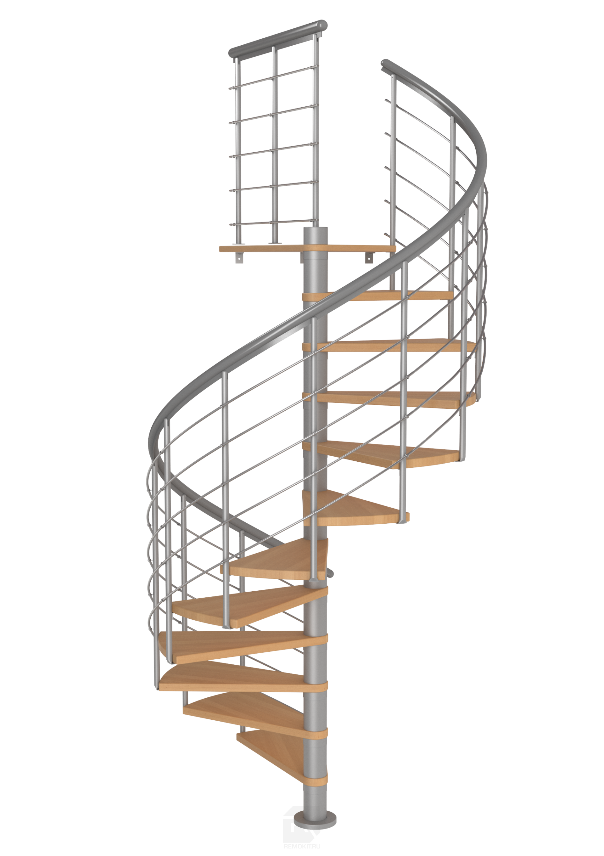 Лестница винтовая Montreal Style высотой 2795-3055
