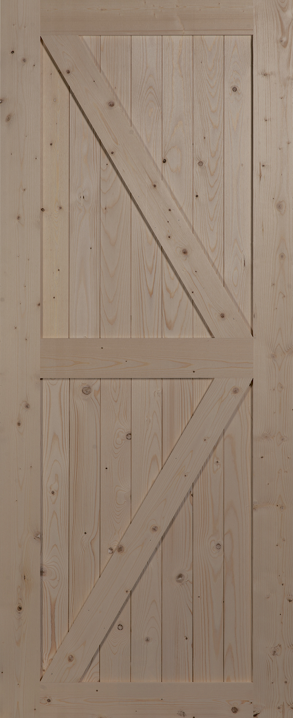 Дверное полотно Амбарное №2 (2000x600x40), шт (арт.0712041)